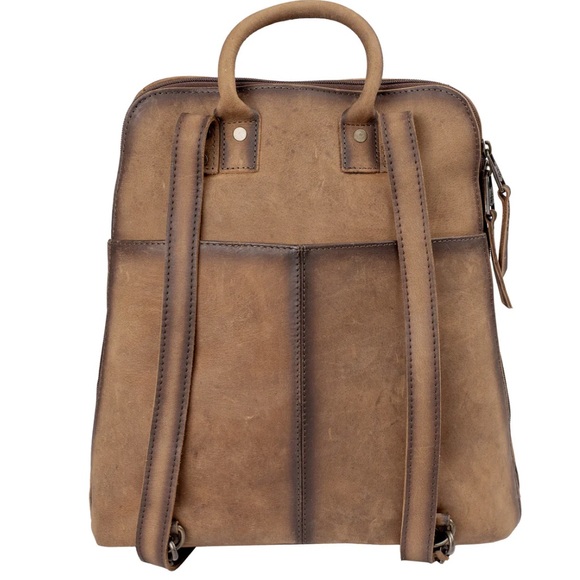 STS Ranchwear Tan Leather Backpack - Picture 6 of 12